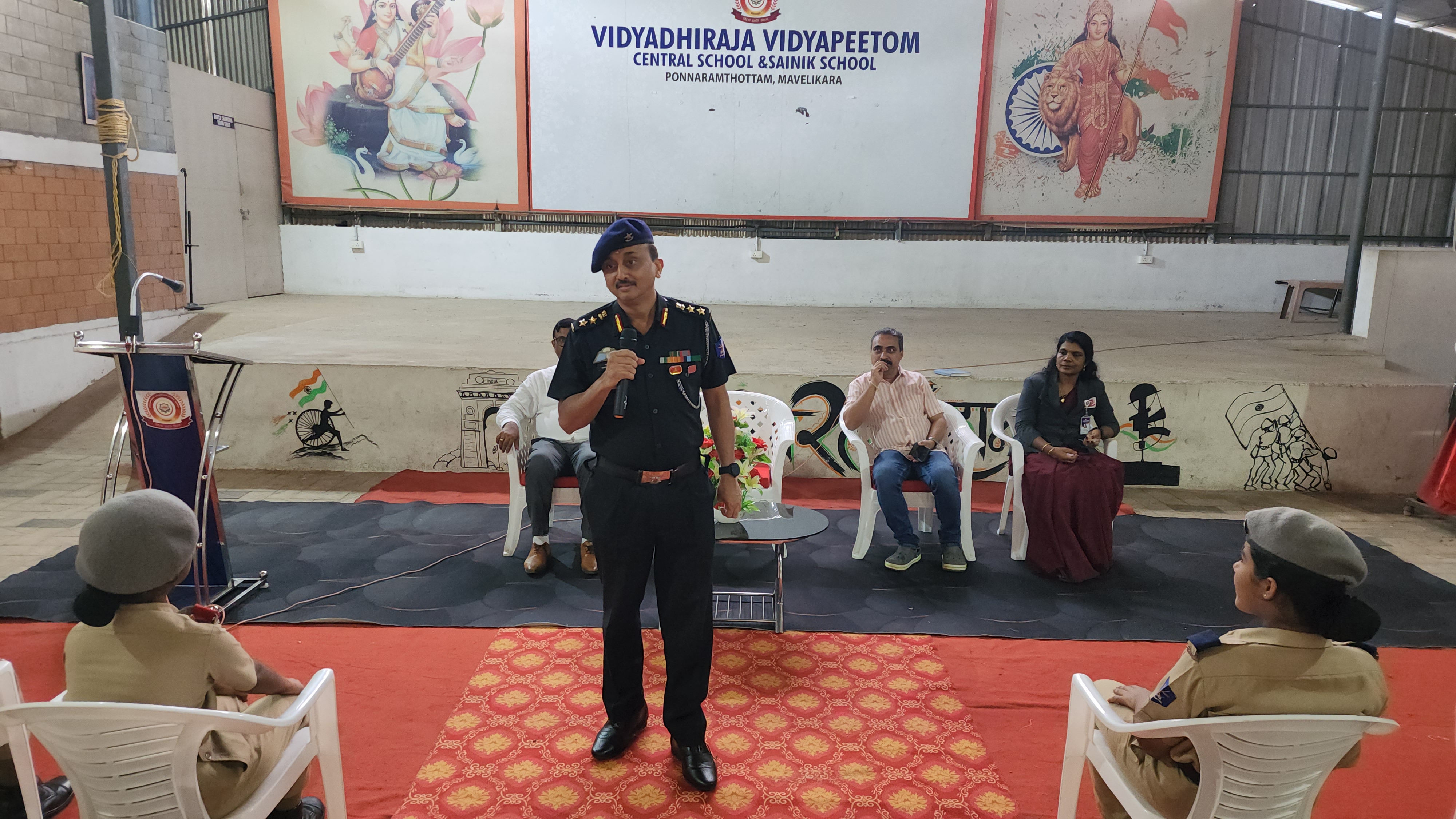Leadership Summit — Visit By Mentor School Principal Col. Dhirendra Kumar — Vidyadhiraja Vidyapeetom Sainik School